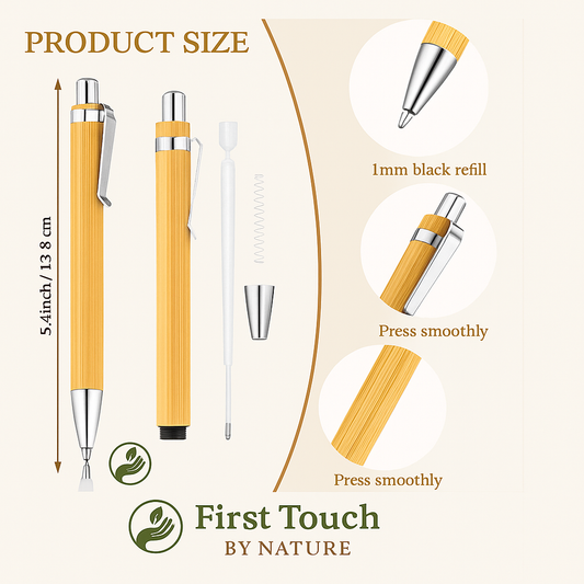 Eco-Friendly Bamboo Ball Pen – First Touch by Nature