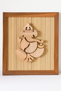 Bamboo Wooden Wall Art – Lord Ganesha Design
