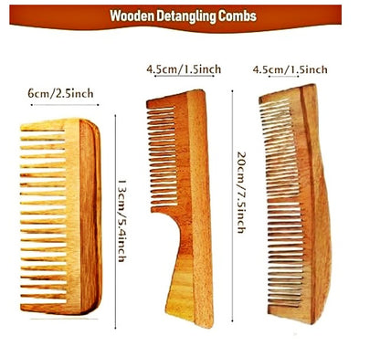 Neem Wooden Comb – Natural Care for Healthy Hair